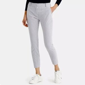 Cameron slim crop pant in stretch seersucker - Size 4